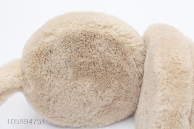 Promotional Item Outdoor Warm Winter Woman Earmuff with Bear Pattern