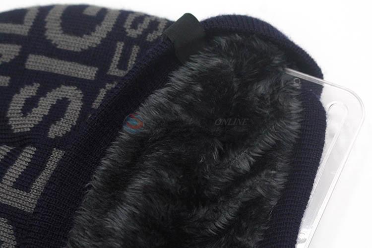 Unique Design Winter Leisure Warm Cap Knitted Beanie