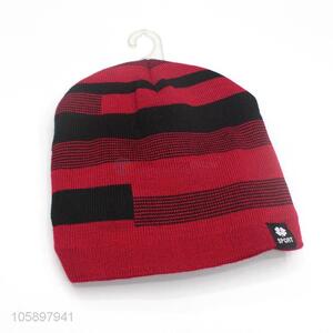 Wholesale Winter Plush Lining Knitted Cap For Man