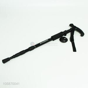 Walking Stick Adjustable Climbing Trekking Hiking Black Walking stick