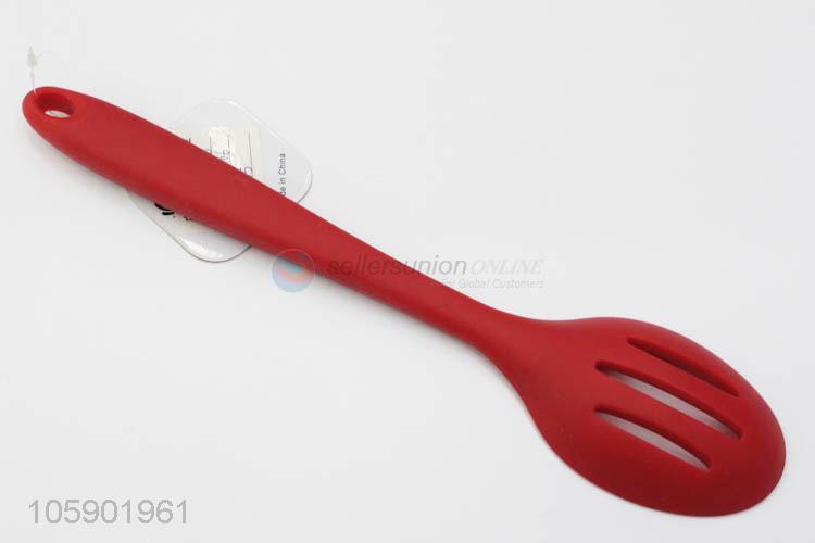 China maker kitchen products food grade silicone slotted spoon