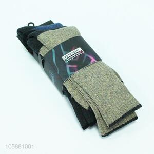 Professional supplier 3pairs comfortable men's winter socks
