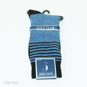 Best quality stripe printed socks for men