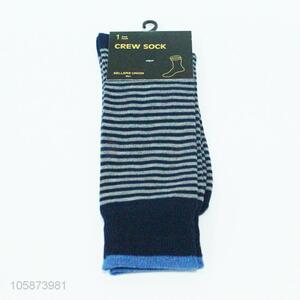 High sales custom striped socks for men