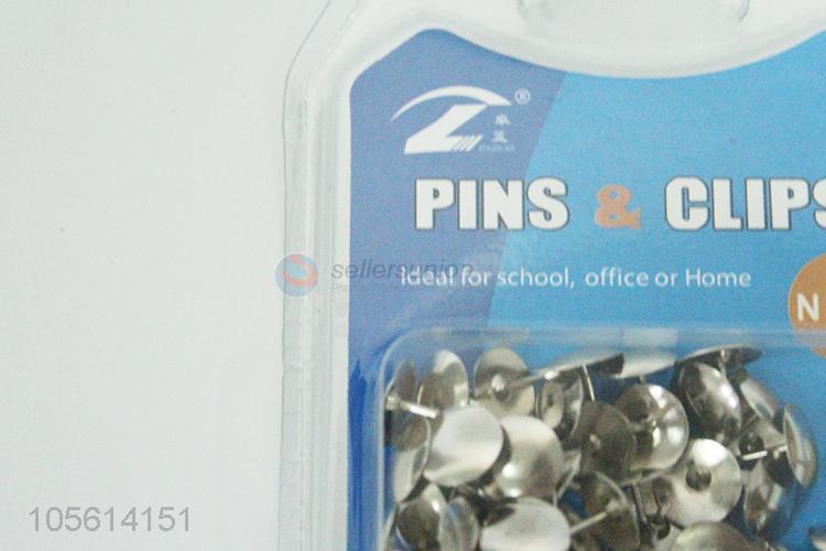 100PCS SILVER DRAWING PINS,CLAM SHELL PACKING