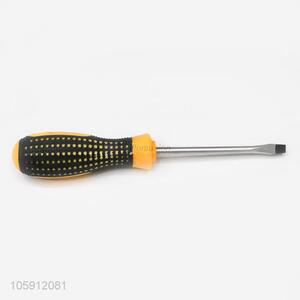 New Useful Rubber Handle Slotted Screwdriver