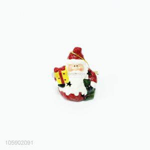 Wholesale santa ceramic christmas hanging ornament