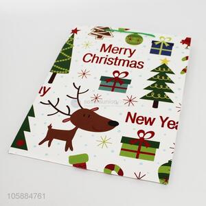 Wholesale Colorful Shopping Packing Merry Christmas Paper Gift Bags With Handles