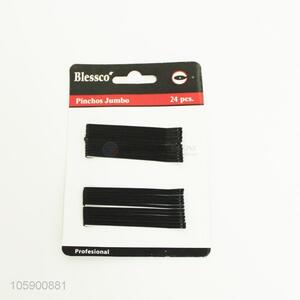 Professional factory cheap 24pcs black bobby pins