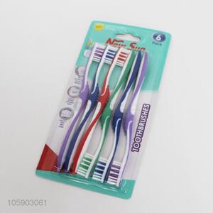 Wholesale 6 Pieces Soft Toothbrush For Adult