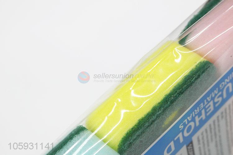 New Arrival 3pcs Household Scouring Pad with Hold