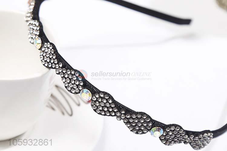 Good Sale Diamond Bowknot Accessories Hair Hoop