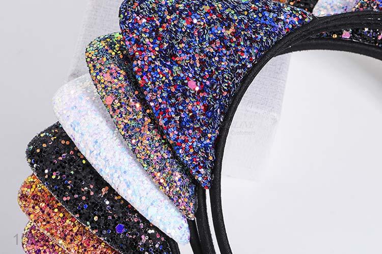 Hot Sale Glittering Cat Ear Hair Clasp Fashion Hair Hoop