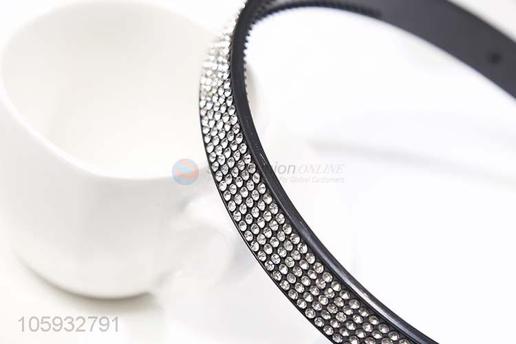 Popular Full Diamond Plastic Hair Hoop Fashion Hair Accessories