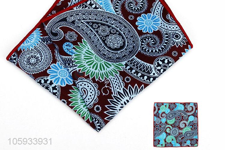 Cool Printed Cotton Handkerchief Men Pocket Square