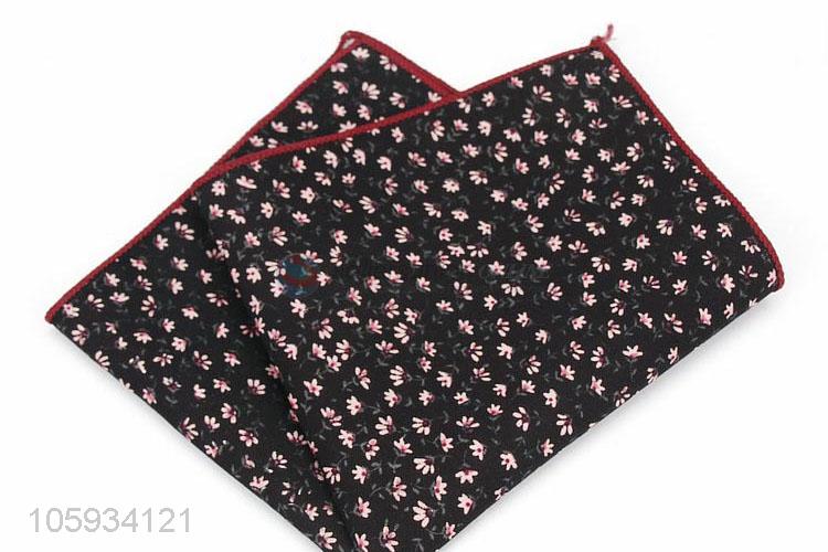 Wholesale Colorful Cotton Pocket Handkerchief For Man