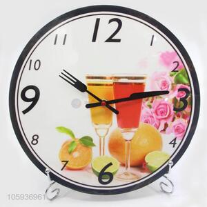 Custom Household Round Wall Clock Fashion Decoration