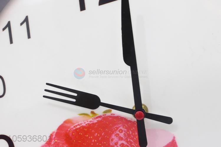 Best Selling Dessert Pattern Household Round Hanging Clock