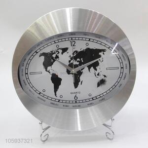 Fashion World Map Pattern Decorative Wall Clock