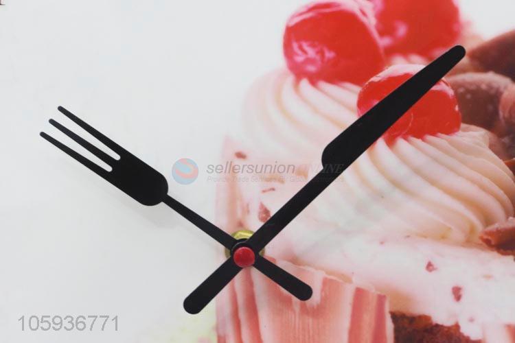 Hot Selling Dessert Pattern Wall Clock