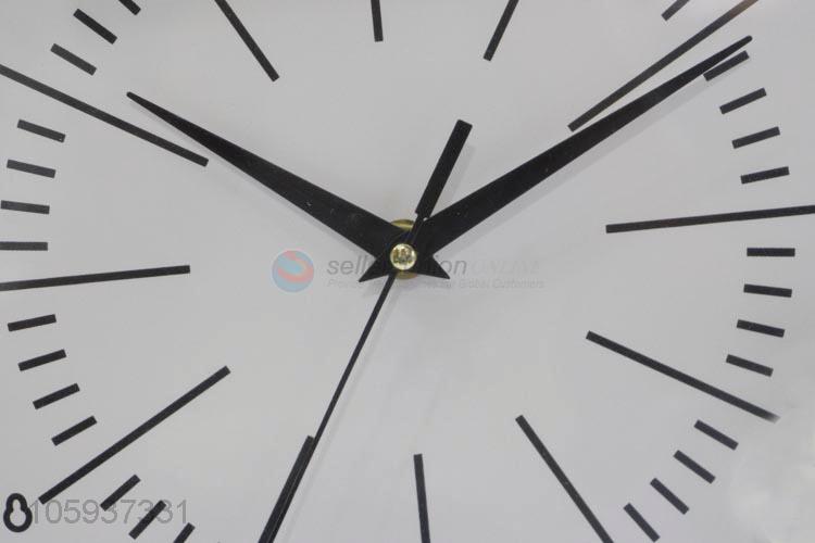 Simple Style Household Decorative Round Wall Clock