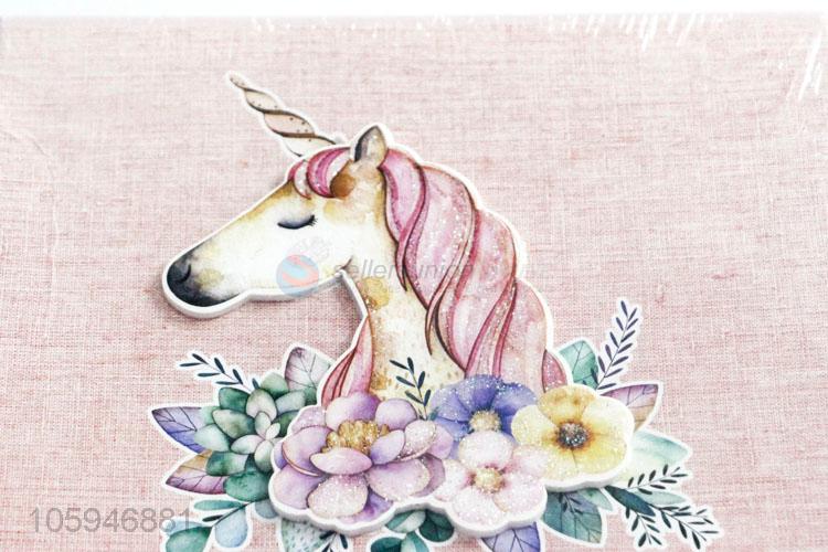 Top Quanlity Unicorn Pattern Scrapbook Kit for DIY Photo Album