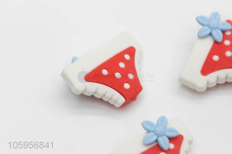 Hot cheap custom rubber funny underwear eraser