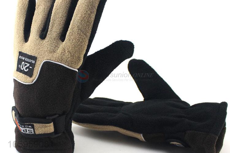 The fashion design full finger cycling gloves warm glove