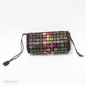 Custom Coconut Shell Messenger Bag Fashion Ladies Bag