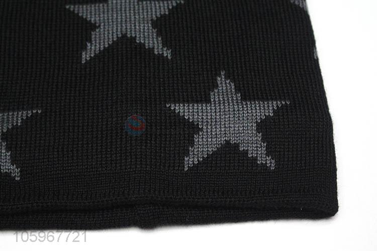 High quality sport winter plus velvet thick knitted hat warm cap