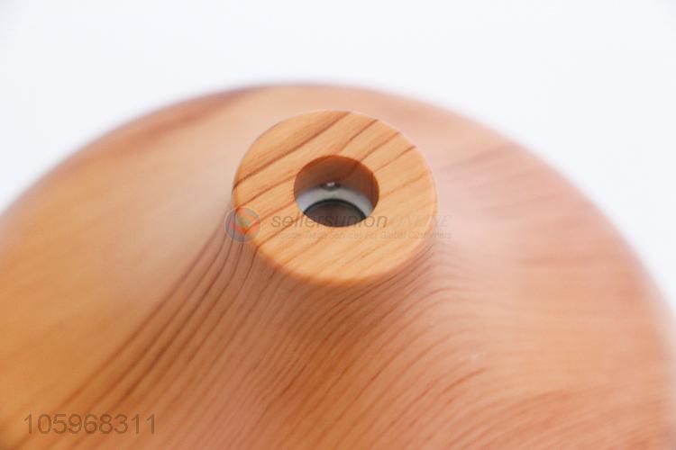 Premium quality wood grain ultrasonic usb air humidifier with led light