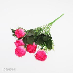 New Useful 5 Heads Artificial Flowers for Home