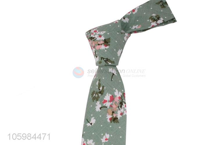 New design custom flower printed necktie for men