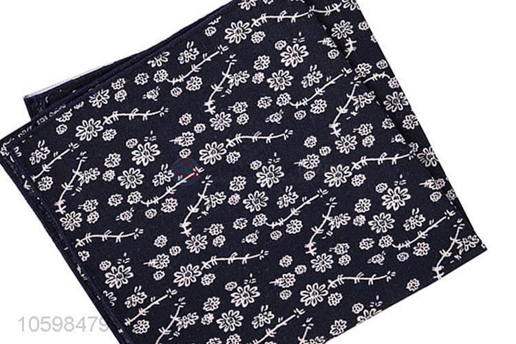 Recent design custom pocket square men suit handkerchief