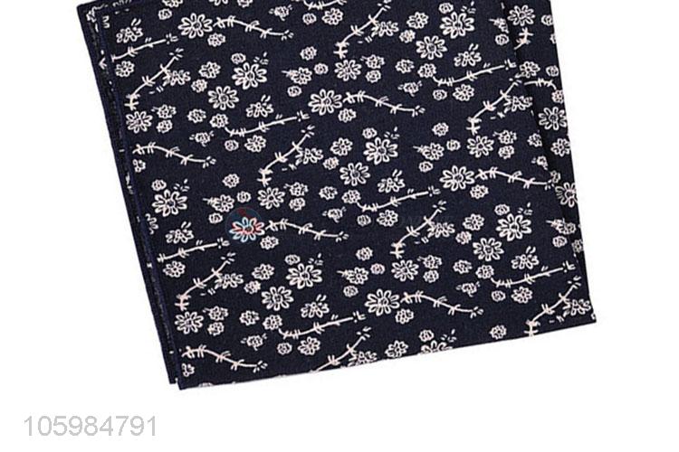 Recent design custom pocket square men suit handkerchief