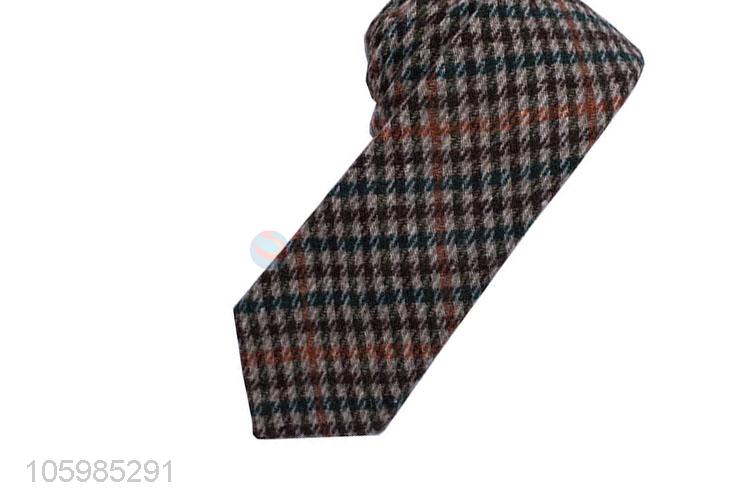 Cheap new custom logo 100% wool men's neckties