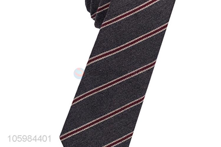 Hot selling men ties diagonal stripe printed necktie