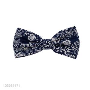 Cheap wholesale custom logo 100% cotton men bow tie