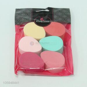 Top sale 6pcs sponge powder puff makeup tools