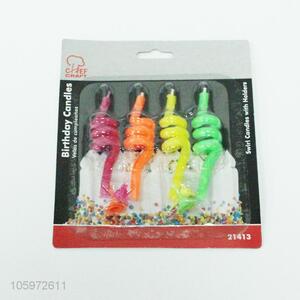 Creative Design 4 Pieces Decorative Birthday Candle