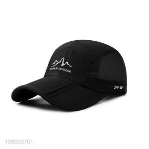 New unisex quick-drying folding cap outdoor travel visor baseball cap