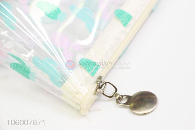 Professional suppliers fashion transparent printing pvc pencil for students