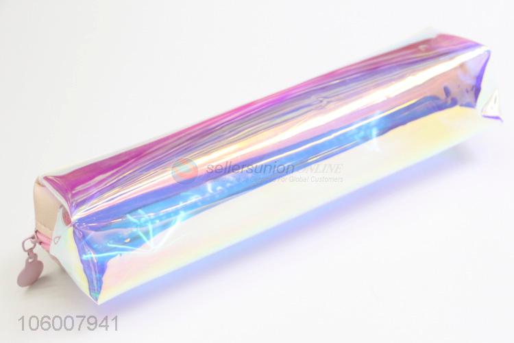 Best sale trendy laser pvc pen bag school pencil bag