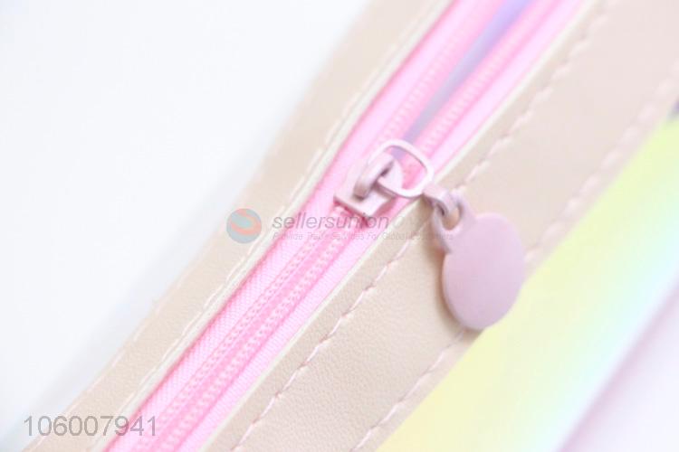 Best sale trendy laser pvc pen bag school pencil bag