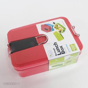 Good quality food storage container plastic rectangle lunch box