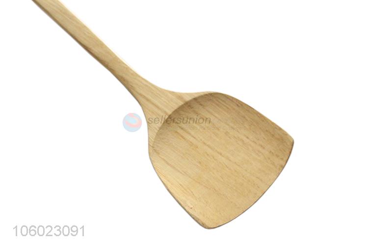 Custom Natural Wooden Pancake Turner Cheap Cooking Shovel