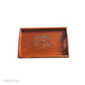 Wholesale Wooden Service Tray Rectangle Salver