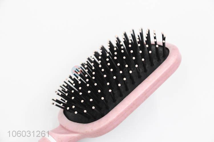 Portable Plastic Massage Hair Brush With Mirror