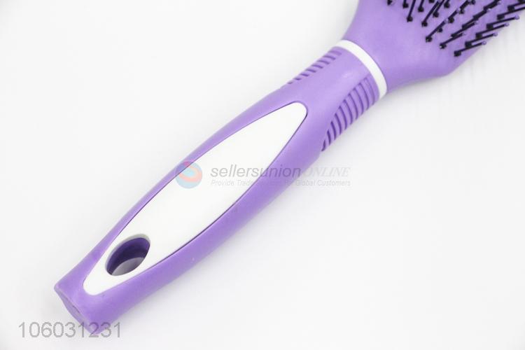 Top Quality Plastic Hair Brush With Non-Slip Handle