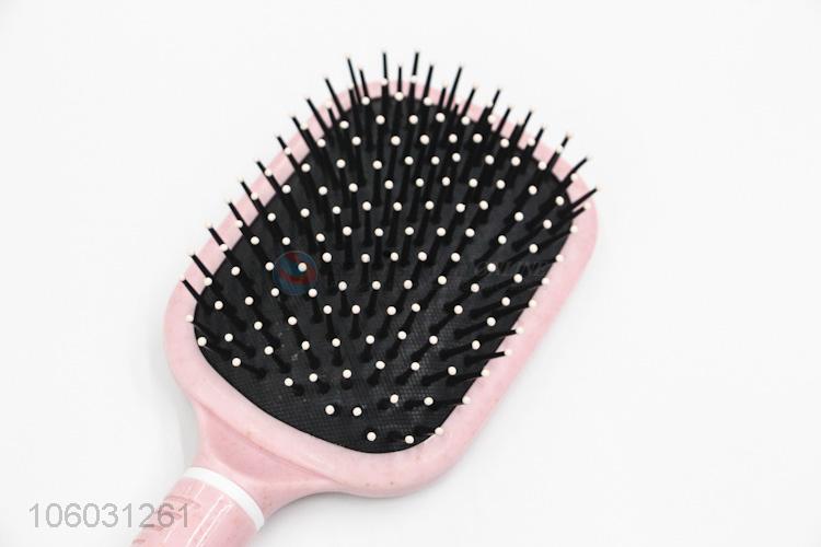 Portable Plastic Massage Hair Brush With Mirror